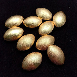 10 PCS Matte Finish 18x27mm Beads Plated DIY Jewelry Supplies