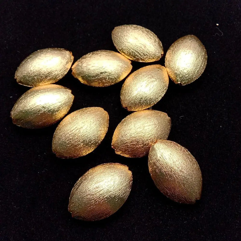 10 PCS Matte Finish 18x27mm Beads Plated DIY Jewelry Supplies