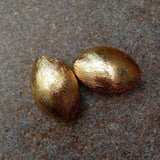 10 PCS Matte Finish 18x27mm Beads Plated DIY Jewelry Supplies