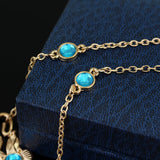 10 Pcs Eowyn Necklace Movie Jewelry Crystal Long Necklace
