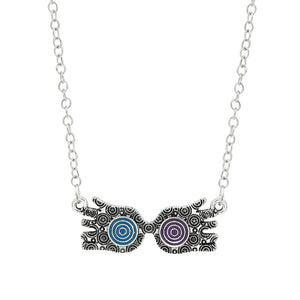 10 Pcs Hamsa & Evil Eye Necklace Purple Enamel Hand of Fatima Women Necklaces