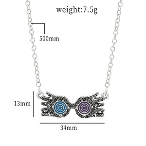 10 Pcs Hamsa & Evil Eye Necklace Purple Enamel Hand of Fatima Women Necklaces