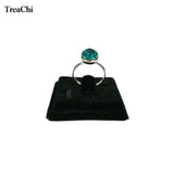 10 Pcs Mini Velvet Square Jewelry Display Sheet Ring Organizer Storage 4*4 CM