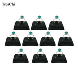 10 Pcs Mini Velvet Square Jewelry Display Sheet Ring Organizer Storage 4*4 CM