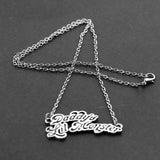 10 Pcs Suicide Squad Quinn Necklace Big Daddy's Lil Monster Pendant