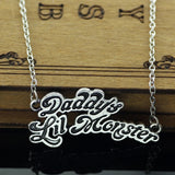 10 Pcs Suicide Squad Quinn Necklace Big Daddy's Lil Monster Pendant