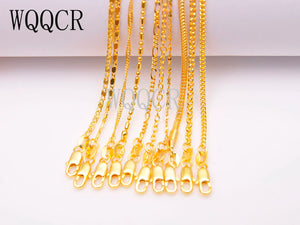 10 Mixed 18K Filled Necklace Chain Pendant 16-30 Inches