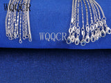 10 Pcs Mixed Jewelry Making 925 Silver Necklace Chain Pendant 16-30 Inches