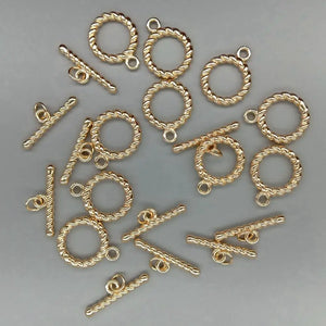10 Sets 15mm Toggle Clasps DIY Findings Accessories