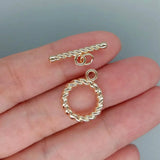 10 Sets 15mm Toggle Clasps DIY Findings Accessories
