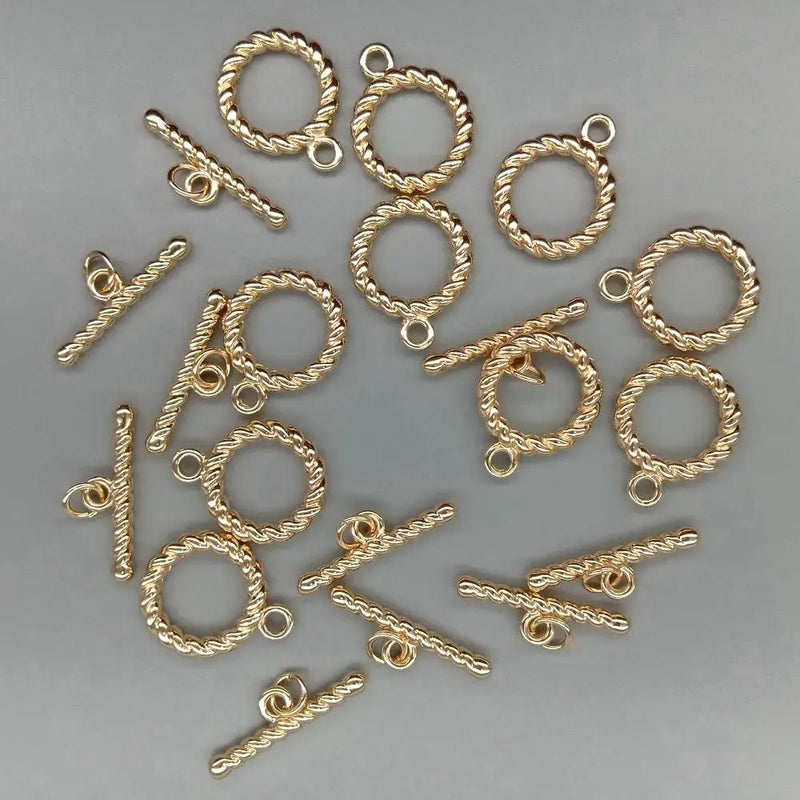 10 Sets 15mm Toggle Clasps DIY Findings Accessories
