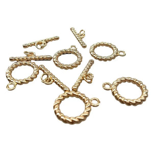 10 Sets 15mm Toggle Clasps DIY Findings Accessories