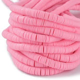10 Flat Round Eco-Friendly Polymer Clay Beads for Jewelry Making