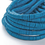 10 Flat Round Eco-Friendly Polymer Clay Beads for Jewelry Making