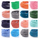 10 Flat Round Eco-Friendly Polymer Clay Beads for Jewelry Making