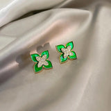 Four Leaves Earring, Ear Clip Women's Jewelry Lot of 10 Pairs