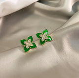 Four Leaves Earring, Ear Clip Women's Jewelry Lot of 10 Pairs
