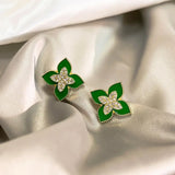 Four Leaves Earring, Ear Clip Women's Jewelry Lot of 10 Pairs