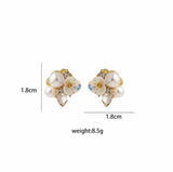 Vintage Flower Earring Ear Clip for Women Party Gift Lot of 10 Pairs