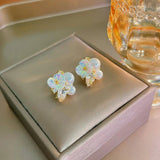 Vintage Flower Earring Ear Clip for Women Party Gift Lot of 10 Pairs