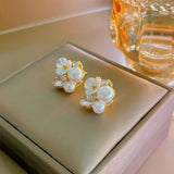 Vintage Flower Earring Ear Clip for Women Party Gift Lot of 10 Pairs