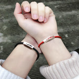 925 Silver Bracelet ECG Chain Link Personalized Women Jewelry