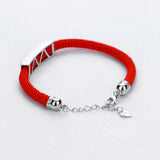 925 Silver Bracelet ECG Chain Link Personalized Women Jewelry