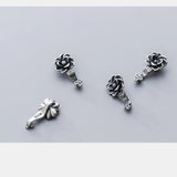 925 Sterling Silver Vintage Wish Flower Charms Jewelry Findings