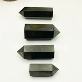 Natural Shungite Tower Point, Energy Healing Stone