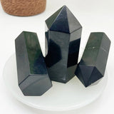 100% Natural Shungite Tower Point, 50MM 80MM