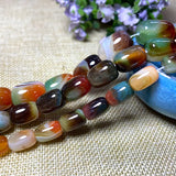 Natural Peacock Agate Stone Beads for Jewelry Making DIY Bracelet Necklace 15''