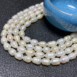Freshwater Pearl A and AA Rice Shape Beads 4 6 8mm