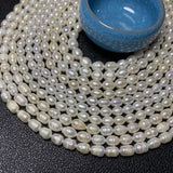 Freshwater Pearl A and AA Rice Shape Beads 4 6 8mm