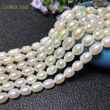 Freshwater Pearl A and AA Rice Shape Beads 4 6 8mm