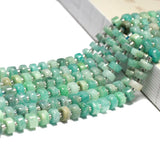 100% Natural Amazonite Rondelle Spacer Beads 4*6mm
