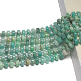 100% Natural Amazonite Rondelle Spacer Beads 4*6mm