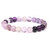 Natural Healing Mineral Stone Bracelet Distance Couple Bracelet Jewelry 8mm