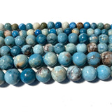Natural Larimar Round Stone Beads 4/6/8/10MM