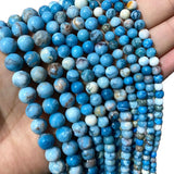 Natural Larimar Round Stone Beads 4/6/8/10MM