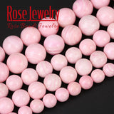 Natural Pink Deep Sea Shell Beads for Jewelry Making 6/8/10/12mm Strand 15''
