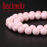 Natural Pink Deep Sea Shell Beads for Jewelry Making 6/8/10/12mm Strand 15''