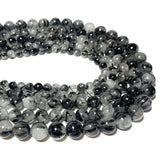 Natural Rutilated Quartz Stone Beads 6/8/10MM