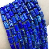 Natural Lapis Lazuli Faceted Spacer Beads for Jewelry Making