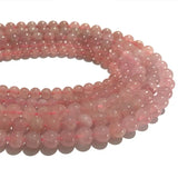 Natural Madagascar Rose Quartz Round Spacer Beads 6/8/10MM