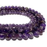 Natural Amethyst Purple Round Spacer Beads 6/8/10MM