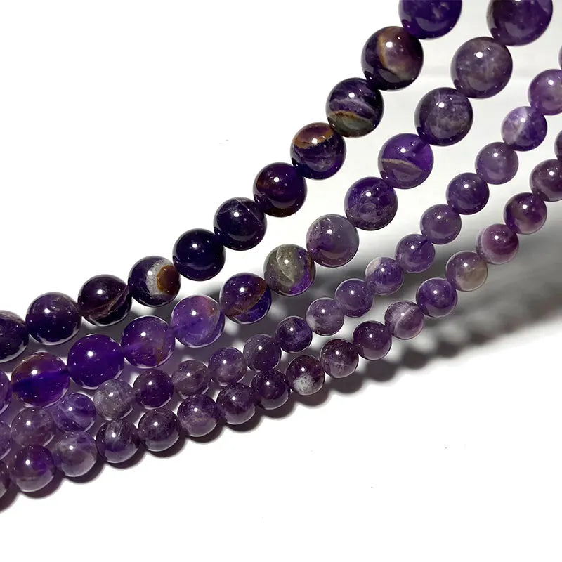 Natural Amethyst Purple Round Spacer Beads 6/8/10MM