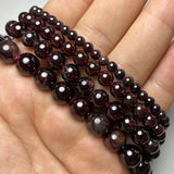 Natural Red Garnet Round Spacer Beads 4/6/8/10/12MM