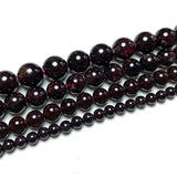 Natural Red Garnet Round Spacer Beads 4/6/8/10/12MM