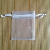 100 Pcs Organza Bags for Jewelry Christmas Wedding Gifts