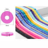 6mm Polymer Clay Spacer Beads for DIY Jewelry
